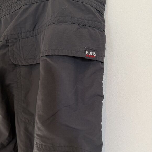 Exofficio Insect Shield Pants Womens 12 Gray Gorpcore Hiking Camping Performance - Picture 7 of 16
